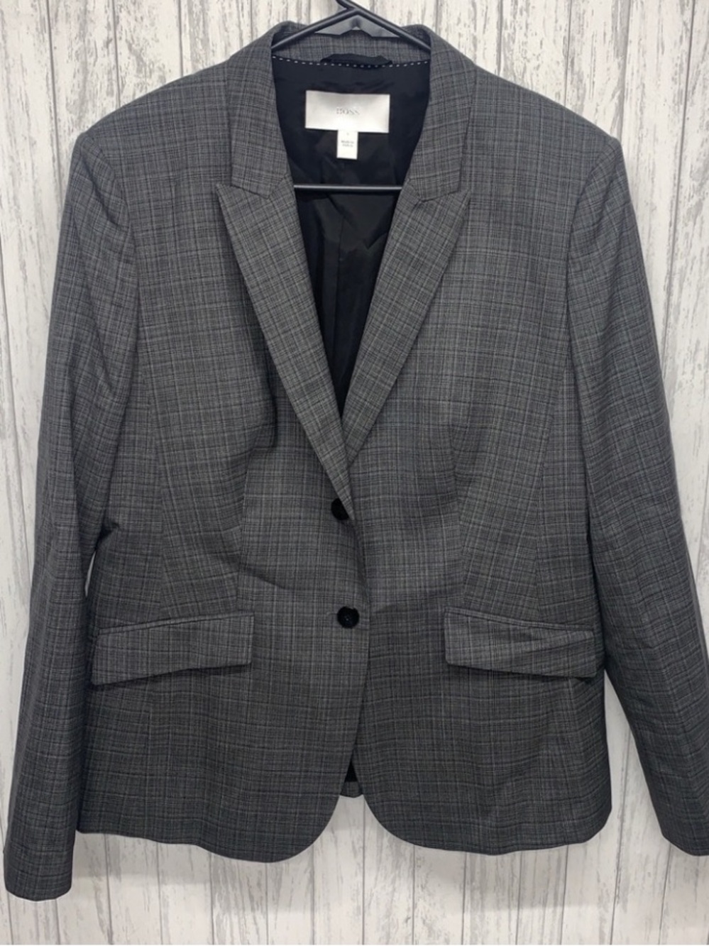 Womens Size 10 Boss By Hugo Boss Wool Blazer